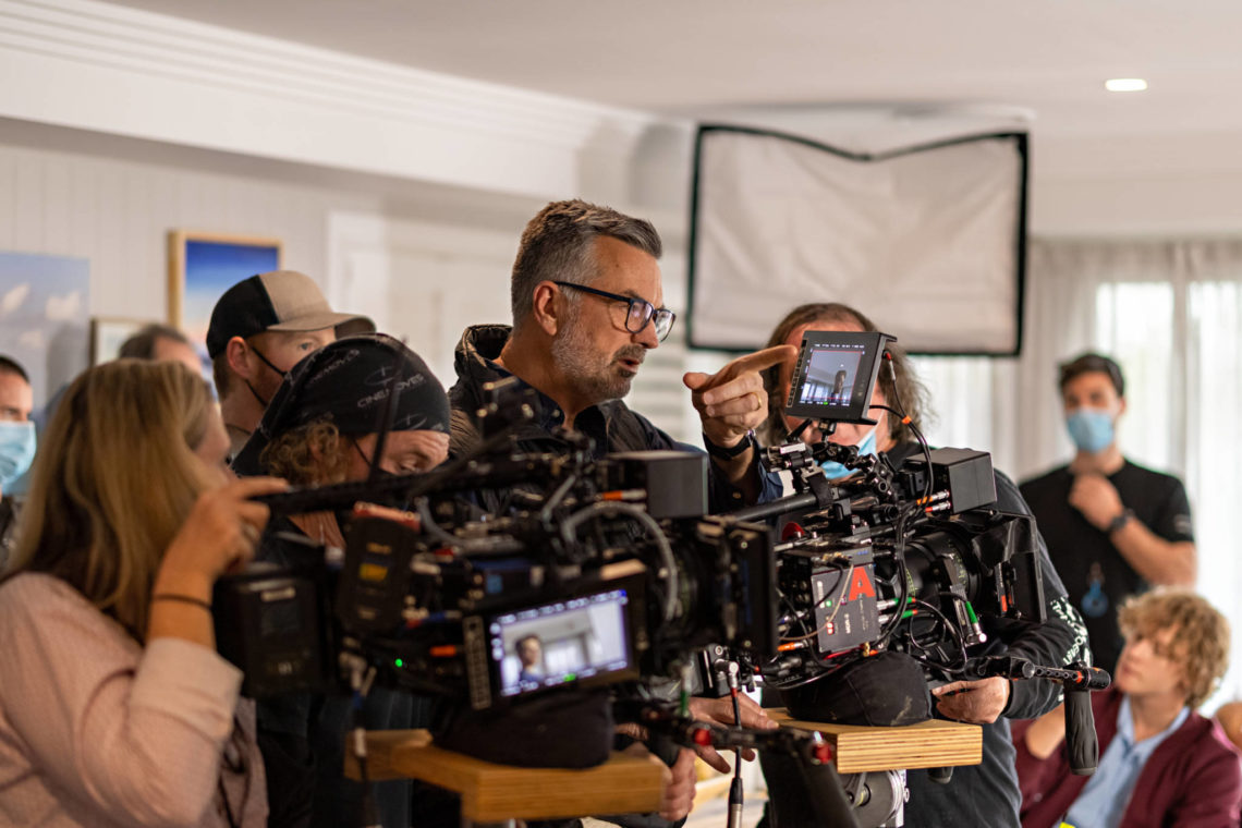 True Spirit. (Featured) Director of Photography Danny Ruhlmann on the set of True Spirit. Cr. Julian Panetta/Netflix © 2023