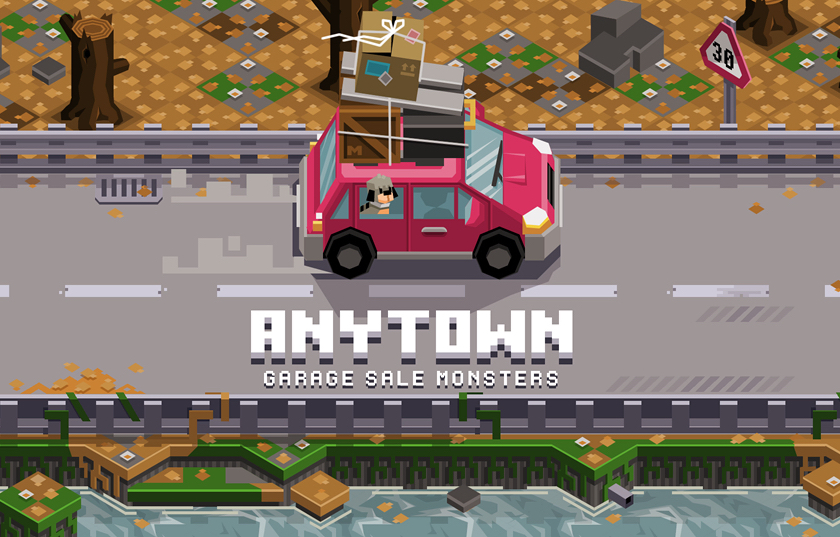 ANYTOWN GARAGE SALE MONSTERS by Binary ZERO