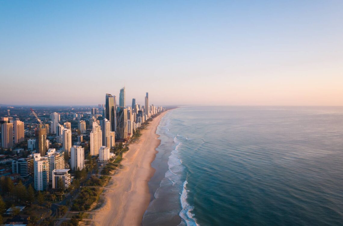 Aerial image of Gold Coast from Broadbeach