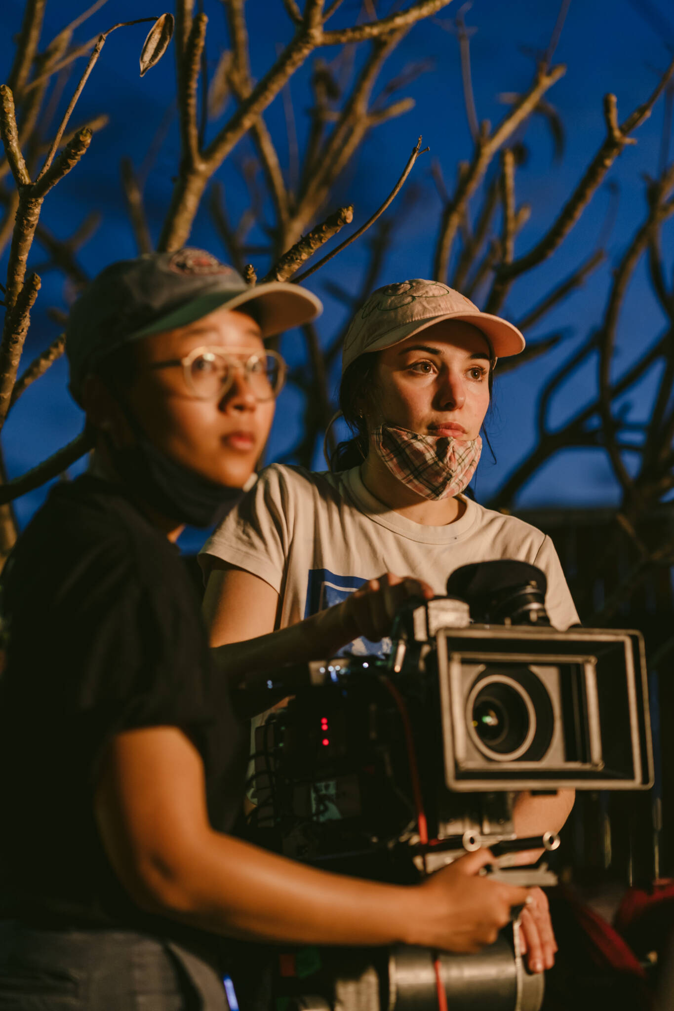 Behind-the-scenes on short film When The Sky Was Blue, courtesy of Rae Choi
