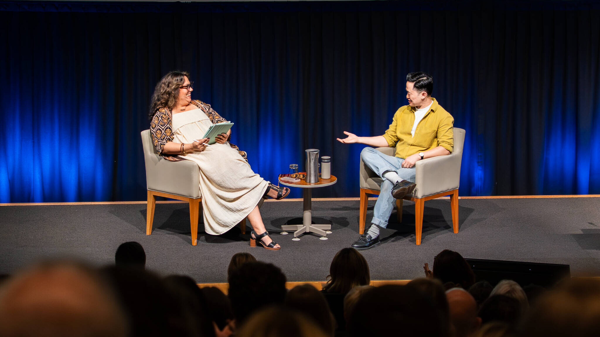 Loani Arman and Benjamin Law at In the Frame: Screen Queensland Practitioners Forum 2025